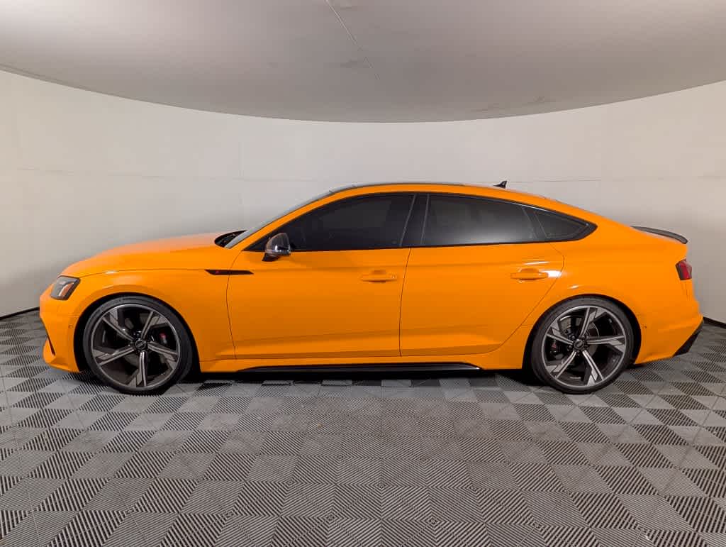 Used 2022 ORANGE/BLACK Audi  image 2