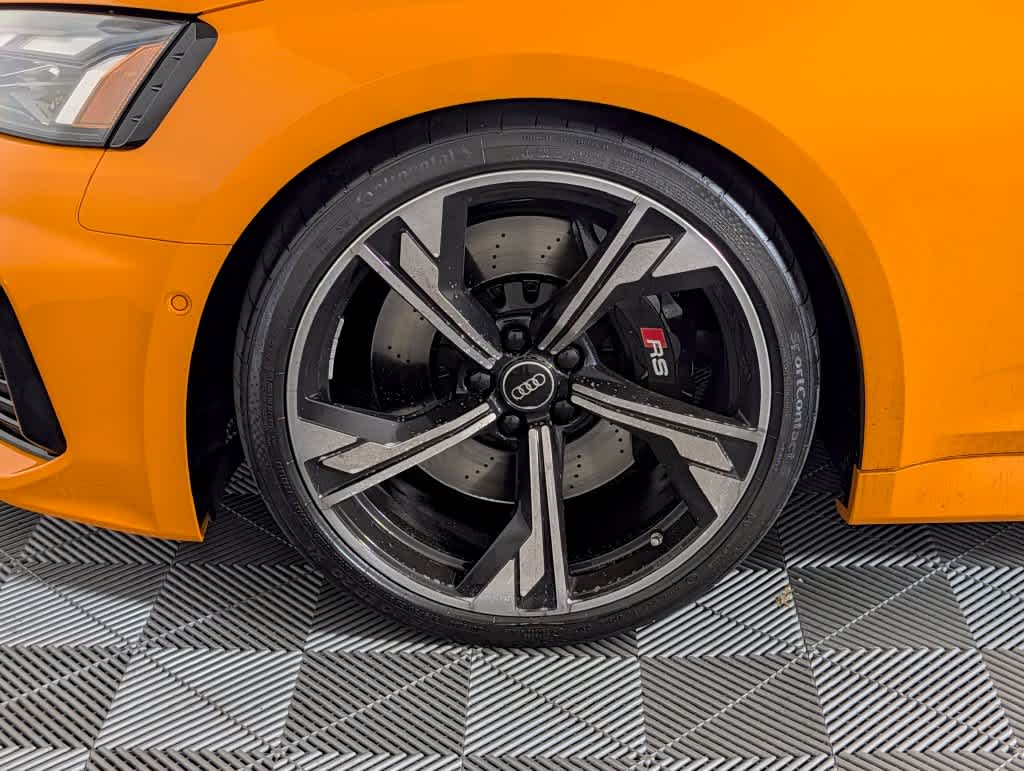 Used 2022 ORANGE/BLACK Audi  image 11