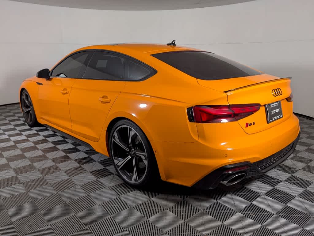 Used 2022 ORANGE/BLACK Audi  image 3