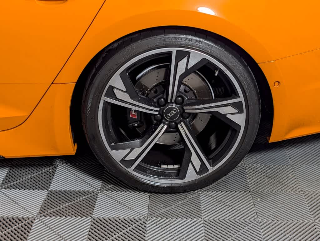 Used 2022 ORANGE/BLACK Audi  image 12