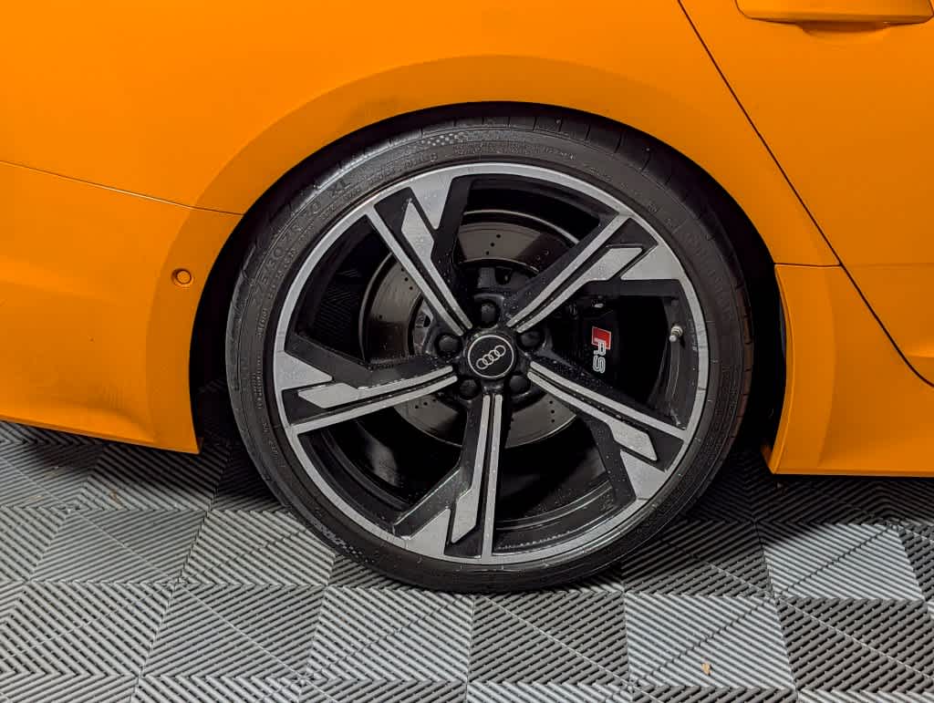 Used 2022 ORANGE/BLACK Audi  image 13