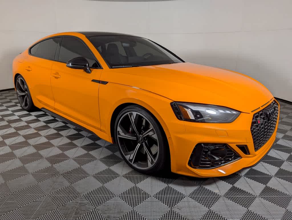 Used 2022 ORANGE/BLACK Audi  image 9