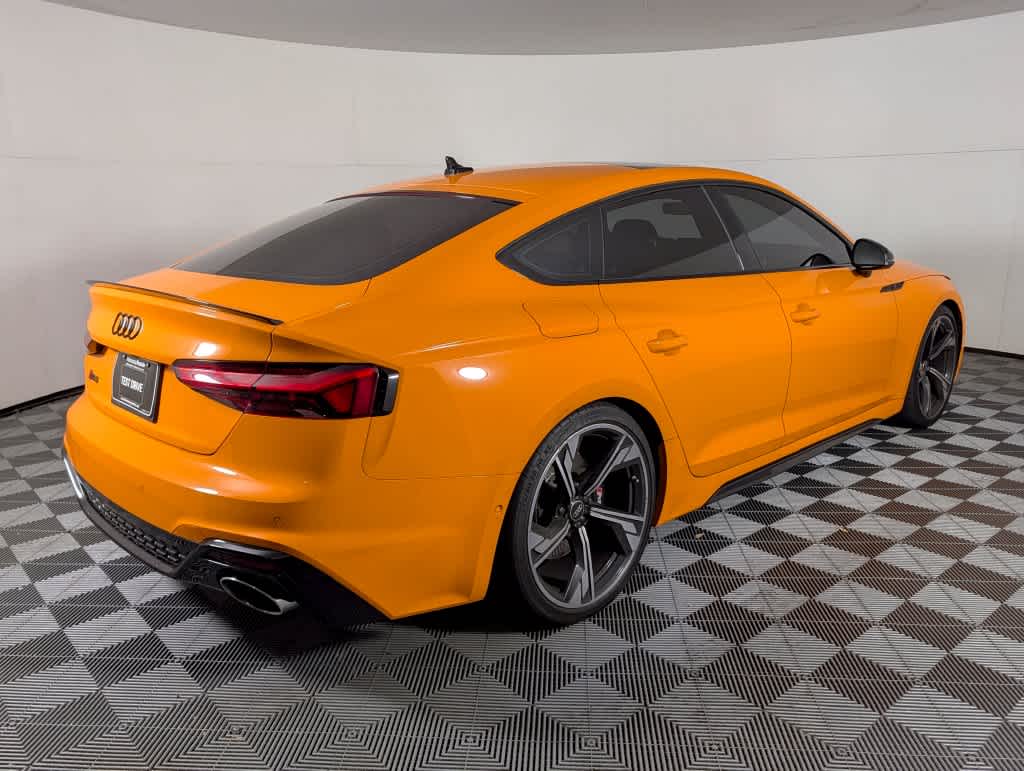 Used 2022 ORANGE/BLACK Audi  image 7