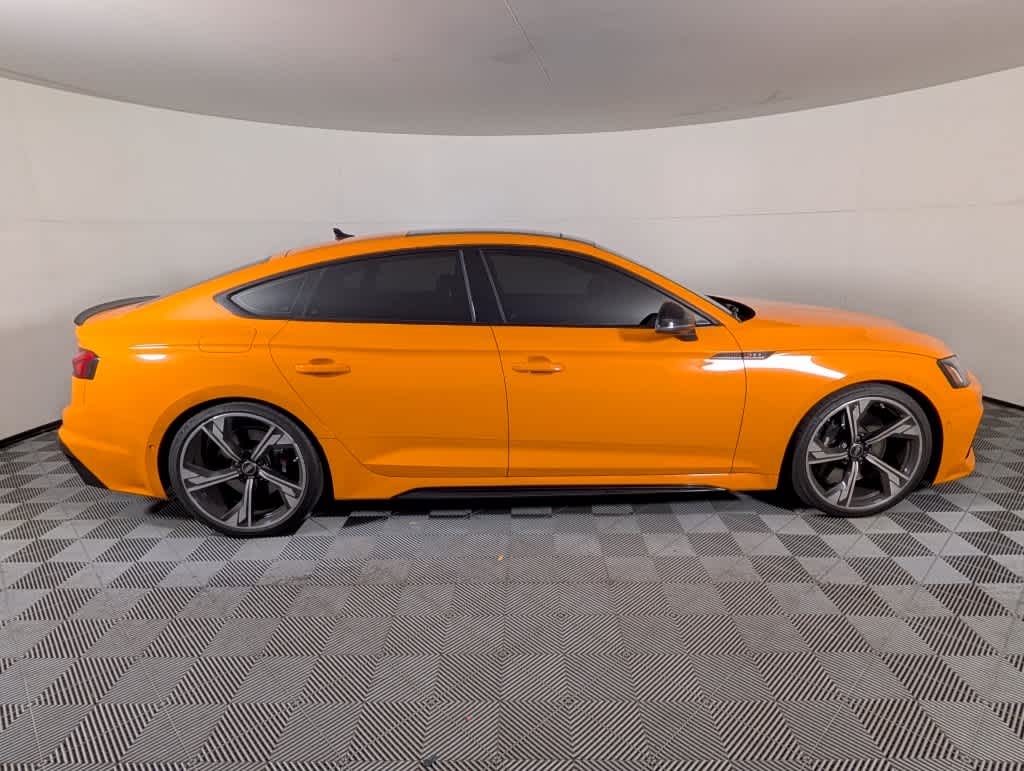 Used 2022 ORANGE/BLACK Audi  image 8