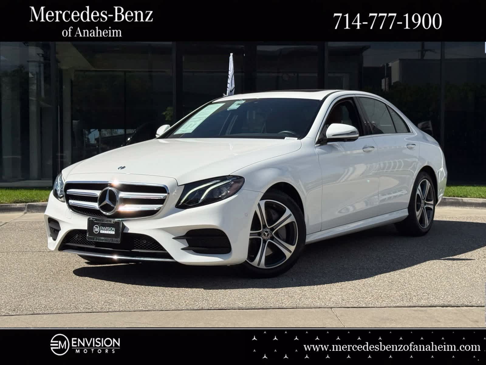 Polar White 2020 Mercedes-Benz E-Class Sedan Rear-Wheel Drive 9-Speed Automatic