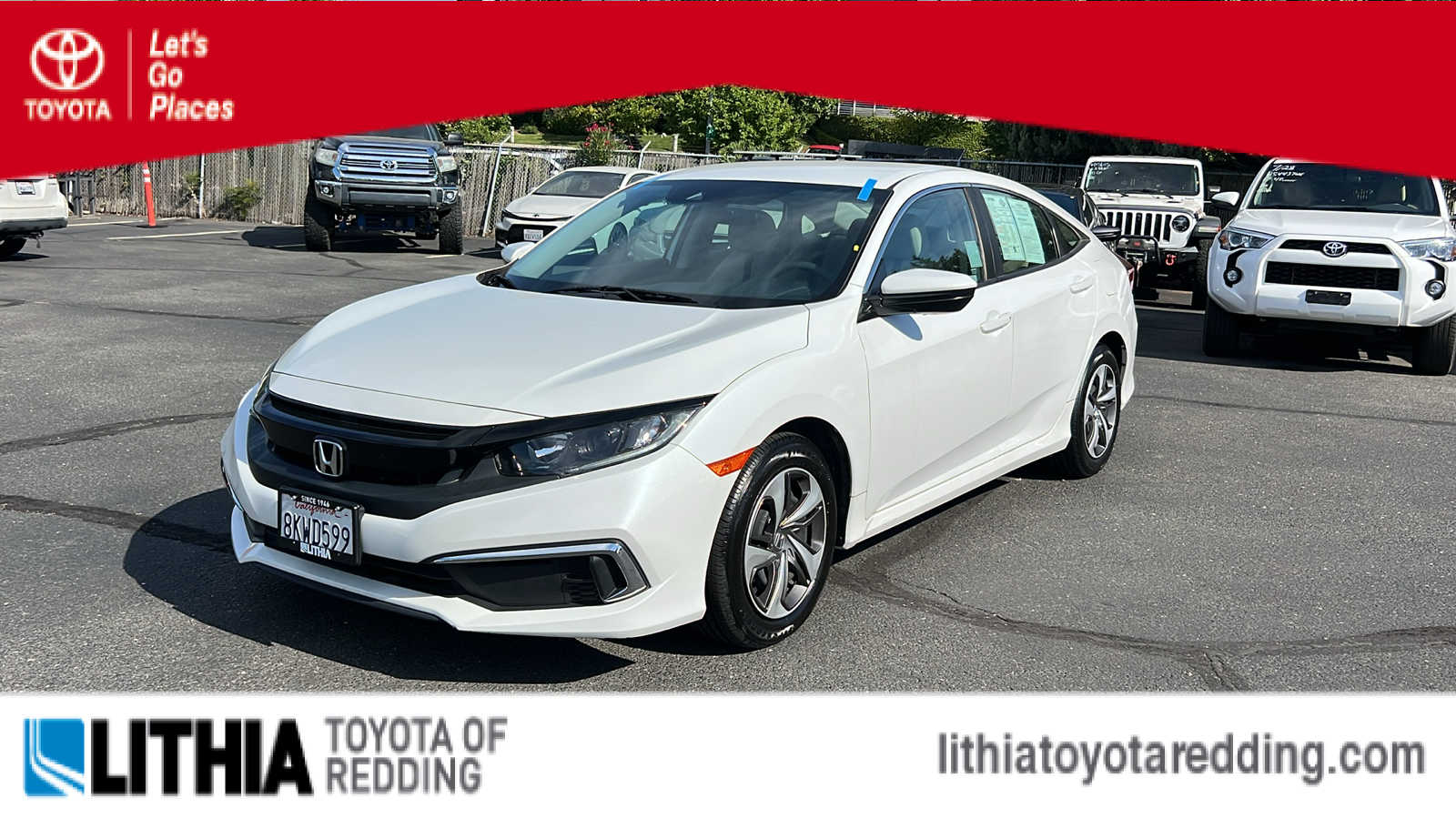 used 2019 Honda Civic car, priced at $21,995