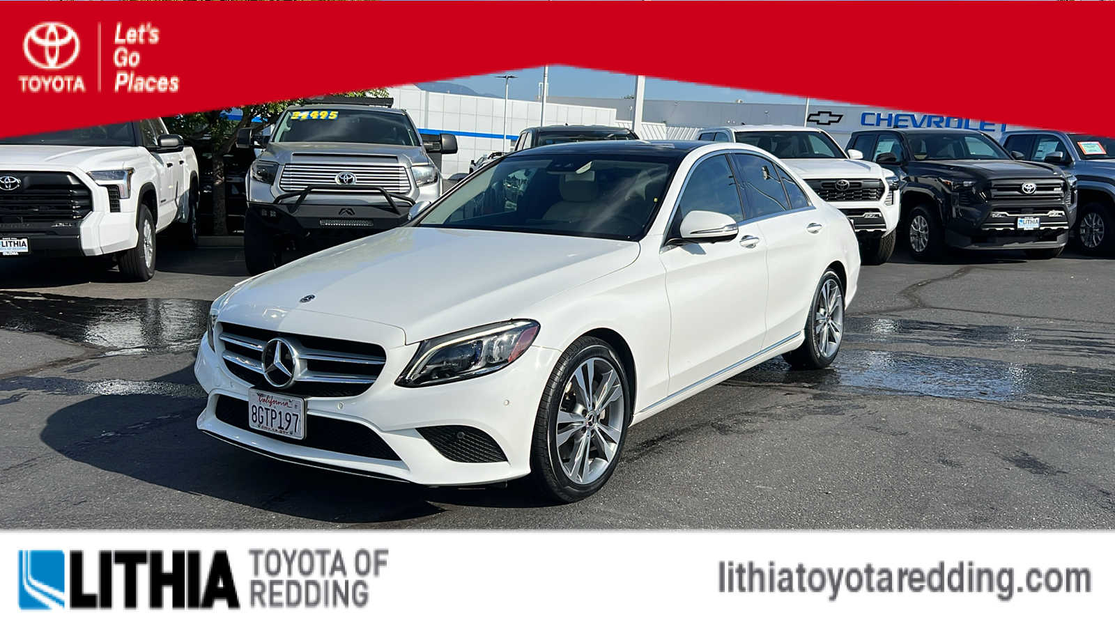 used 2019 Mercedes-Benz C-Class car, priced at $22,495