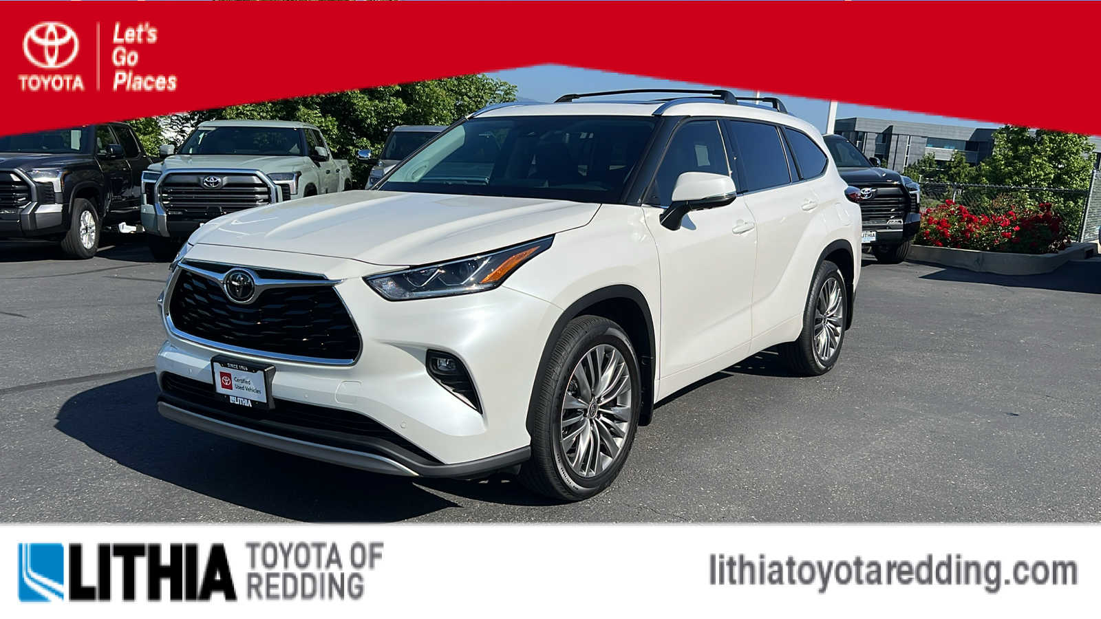 used 2021 Toyota Highlander car, priced at $44,995