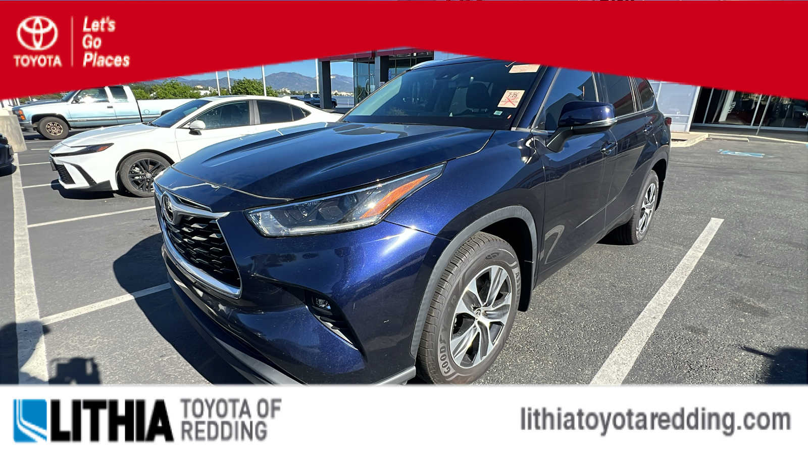 used 2021 Toyota Highlander car, priced at $36,995
