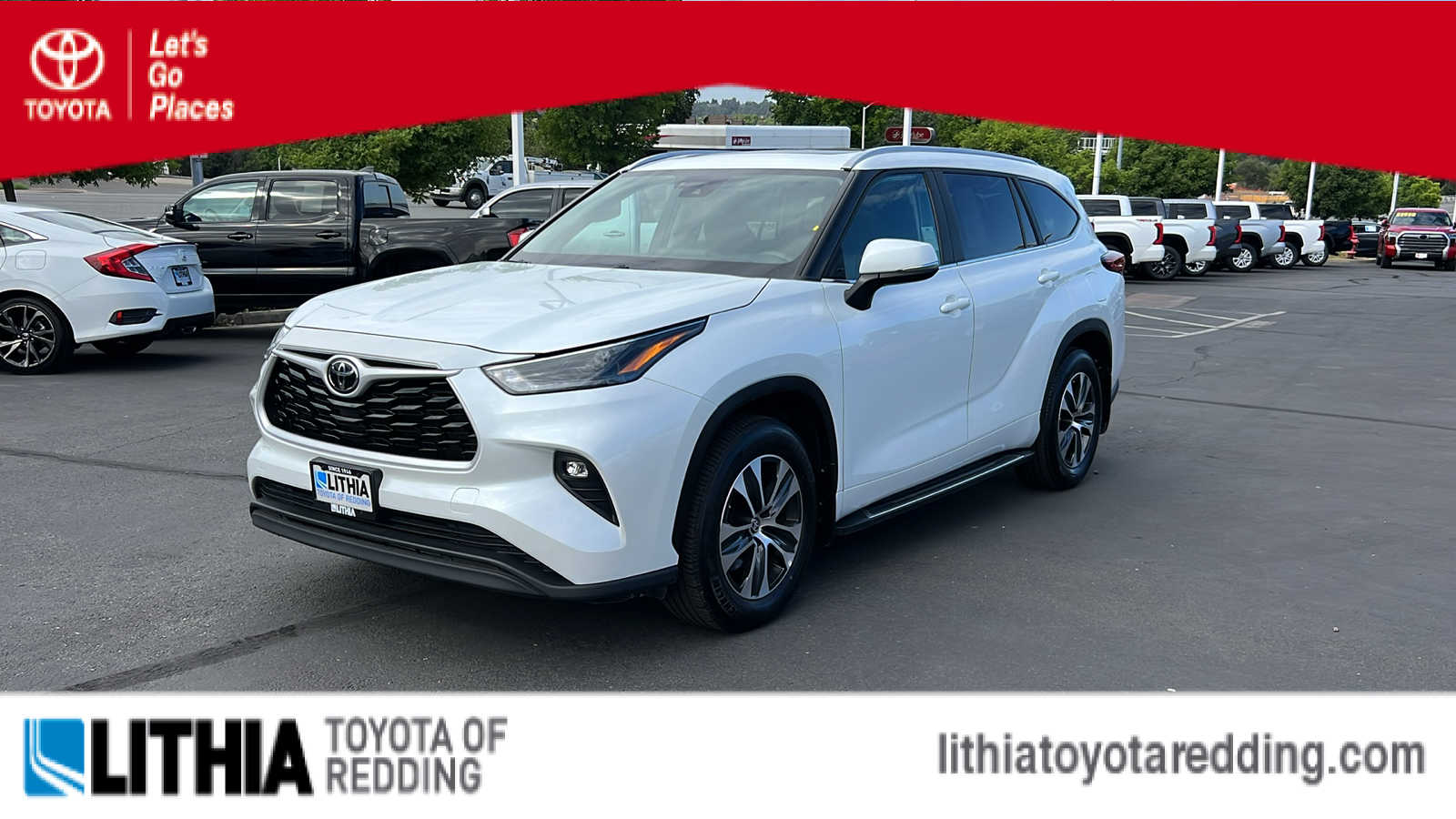 used 2023 Toyota Highlander car, priced at $38,495