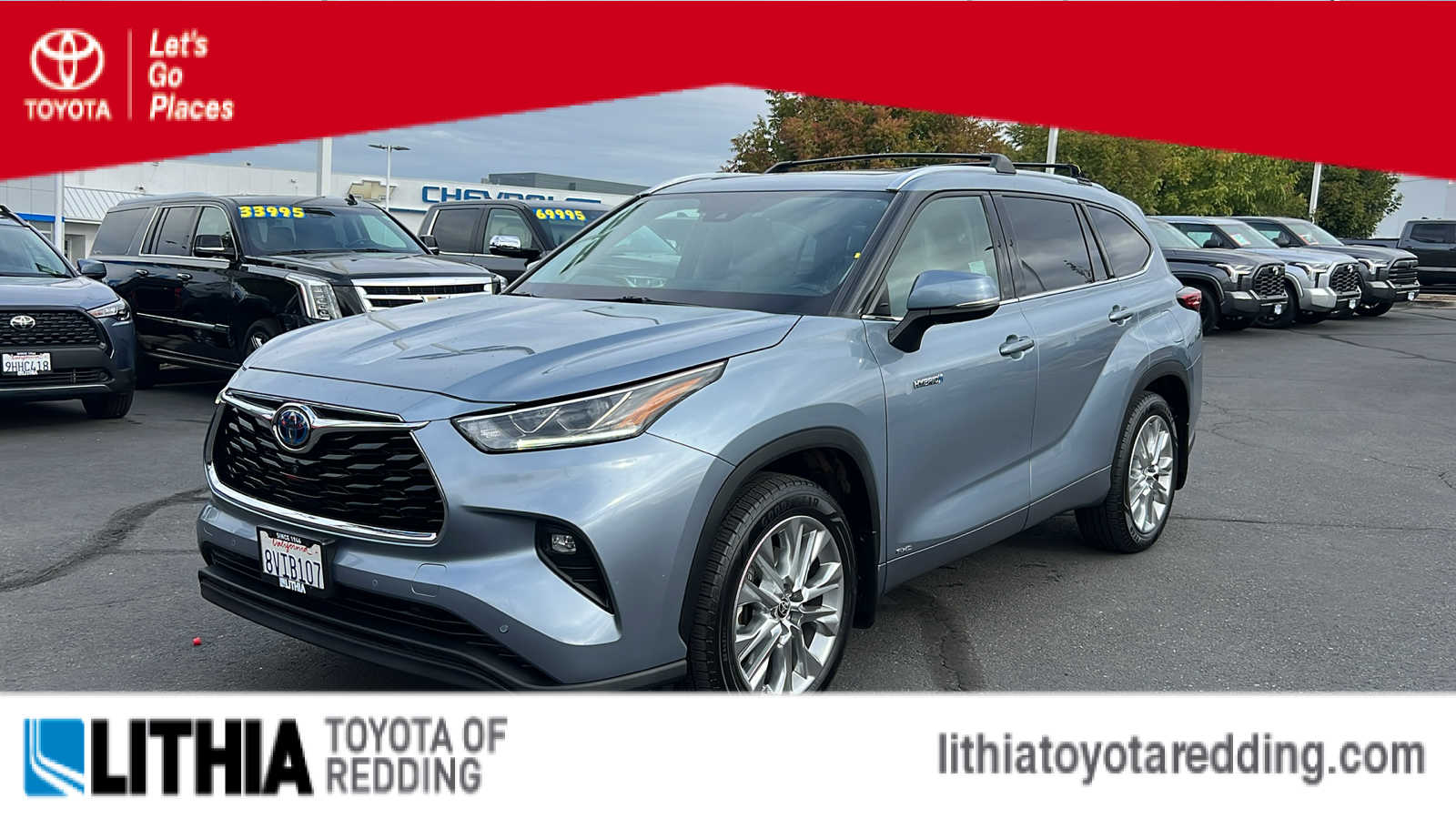 used 2021 Toyota Highlander car, priced at $39,995