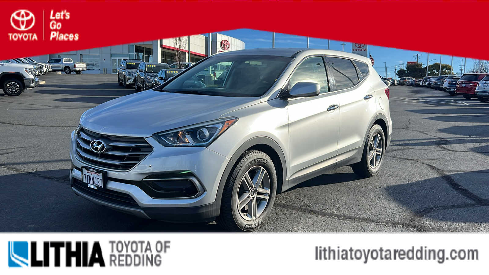 used 2017 Hyundai Santa Fe Sport car, priced at $11,995