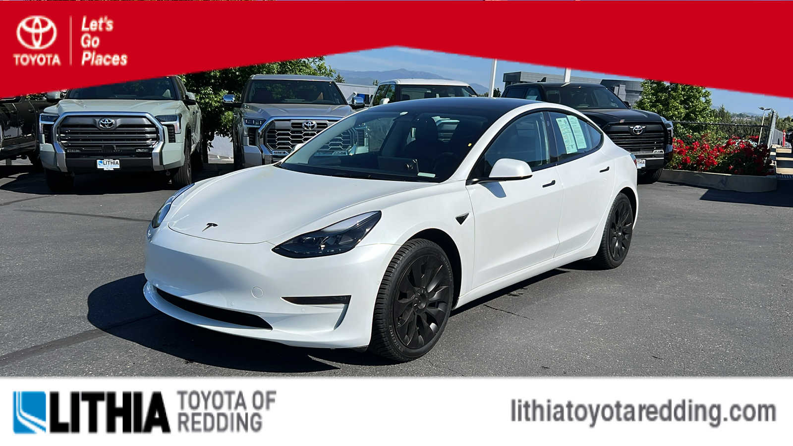 used 2022 Tesla Model 3 car, priced at $26,995