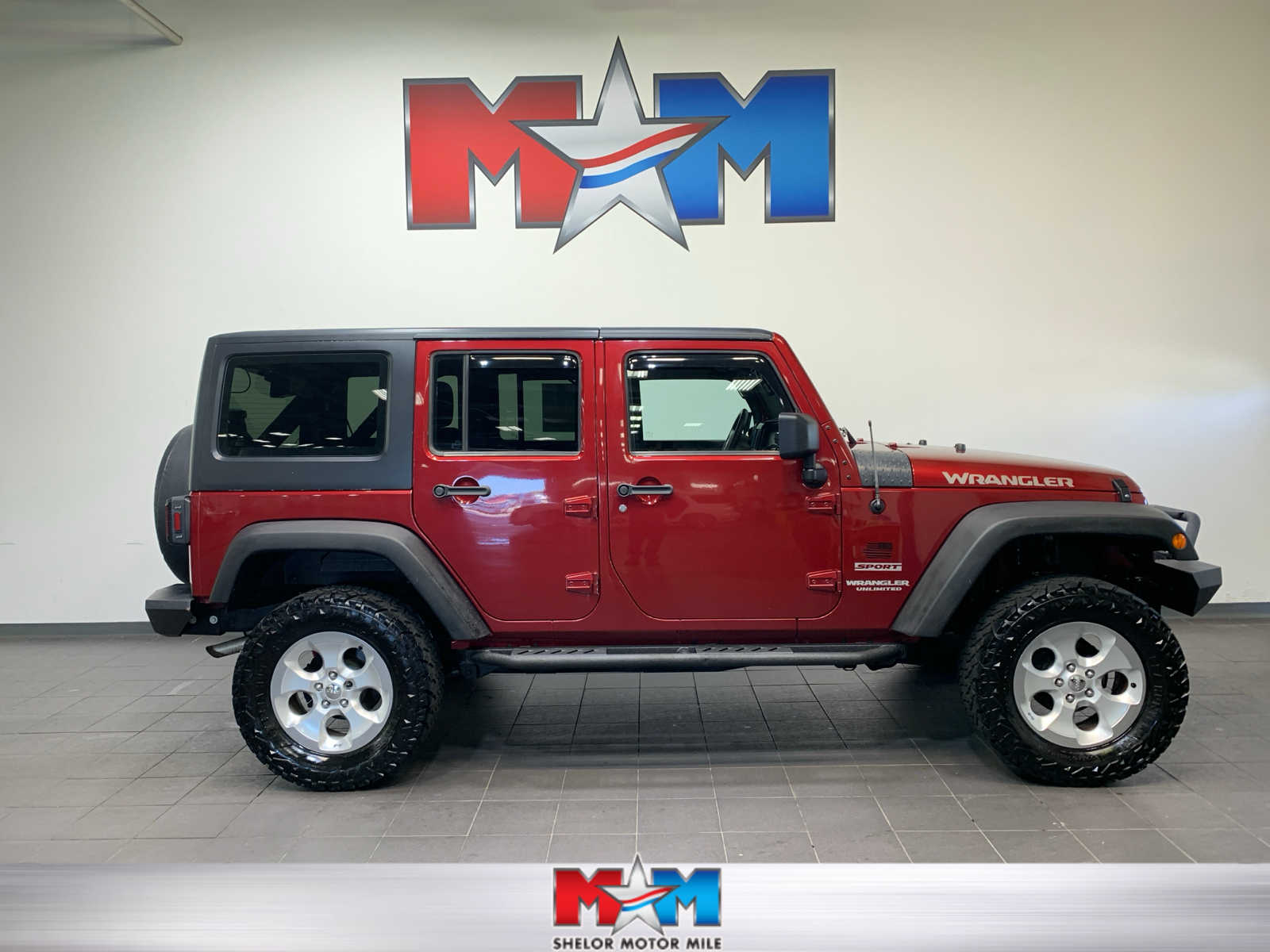 used 2012 Jeep Wrangler Unlimited car, priced at $15,989