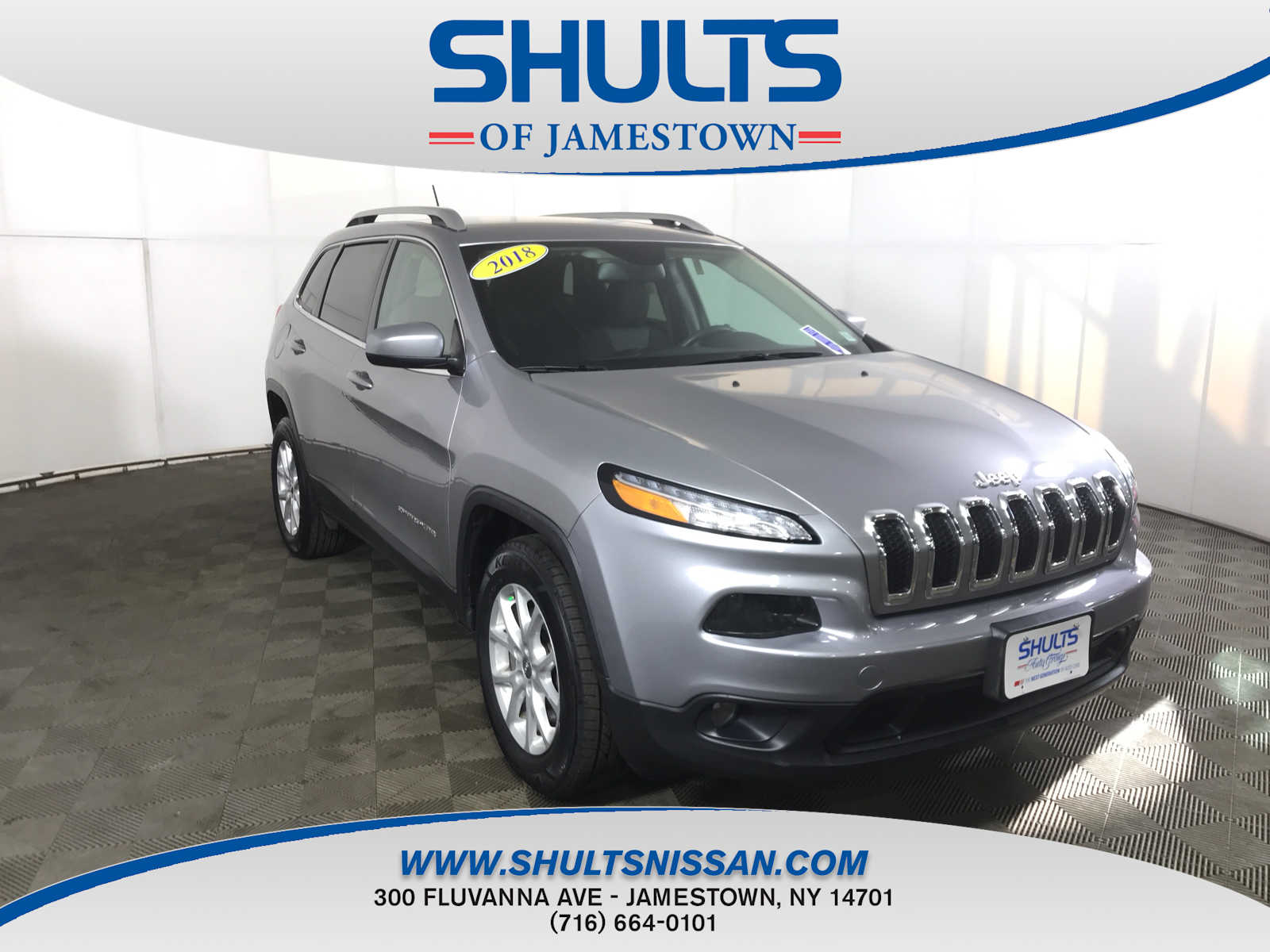 used 2018 Jeep Cherokee car, priced at $14,500