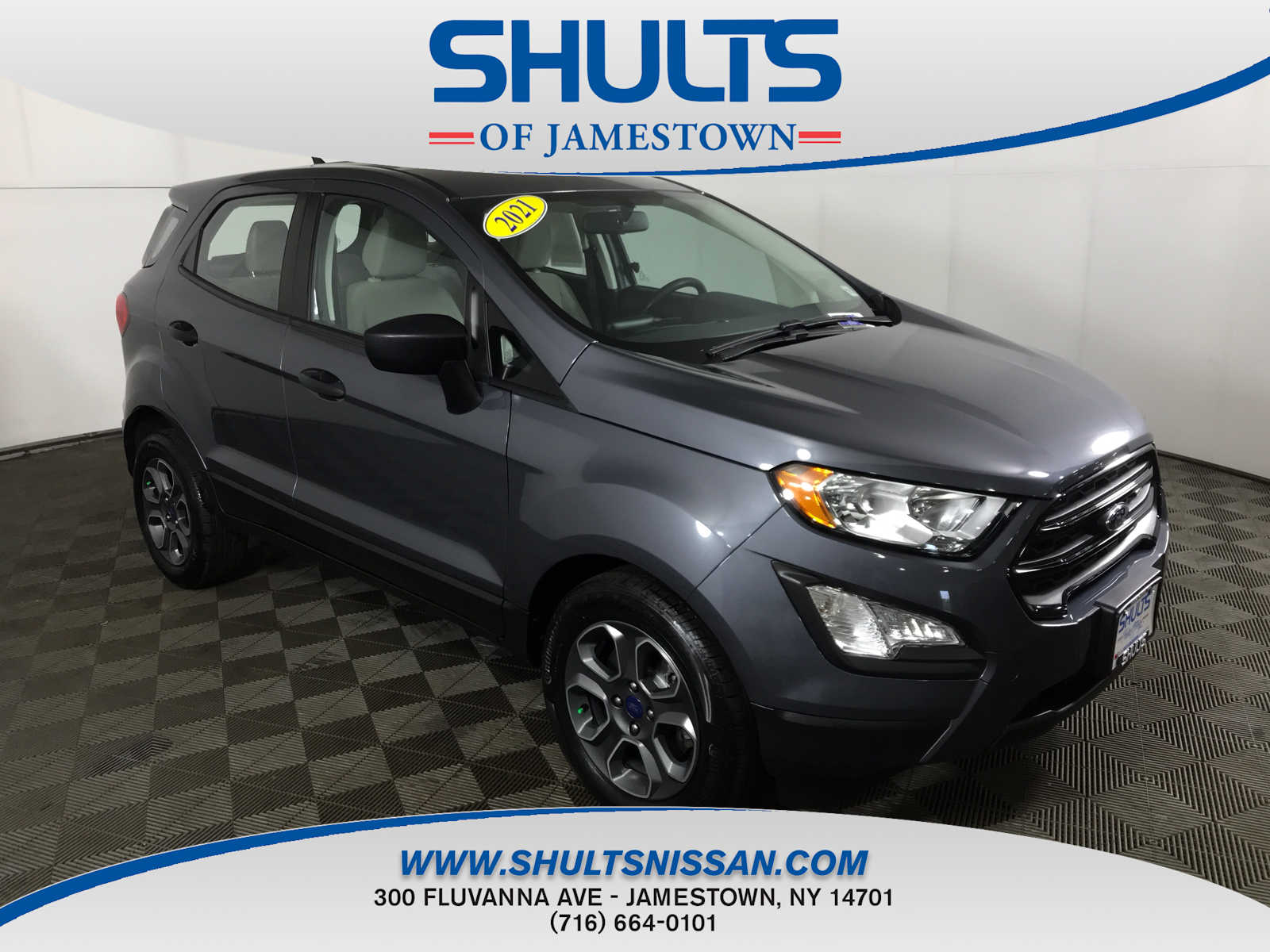 used 2021 Ford EcoSport car, priced at $13,900