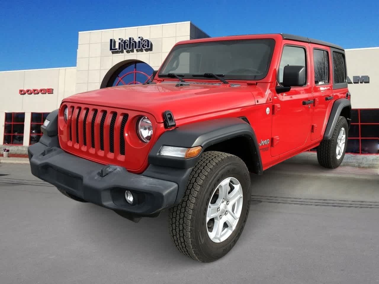used 2020 Jeep Wrangler Unlimited car, priced at $37,200