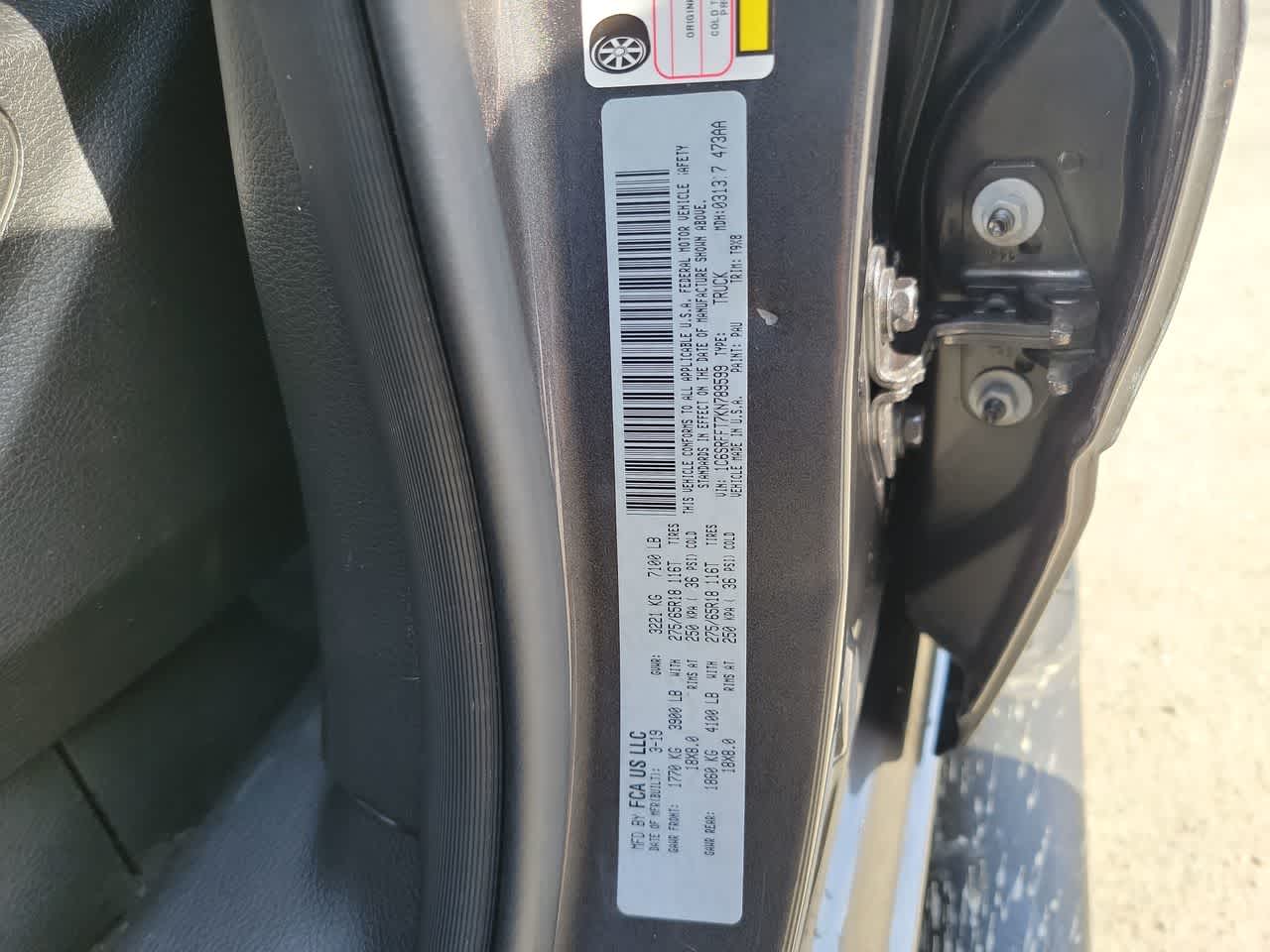 used 2019 Ram 1500 car, priced at $33,933