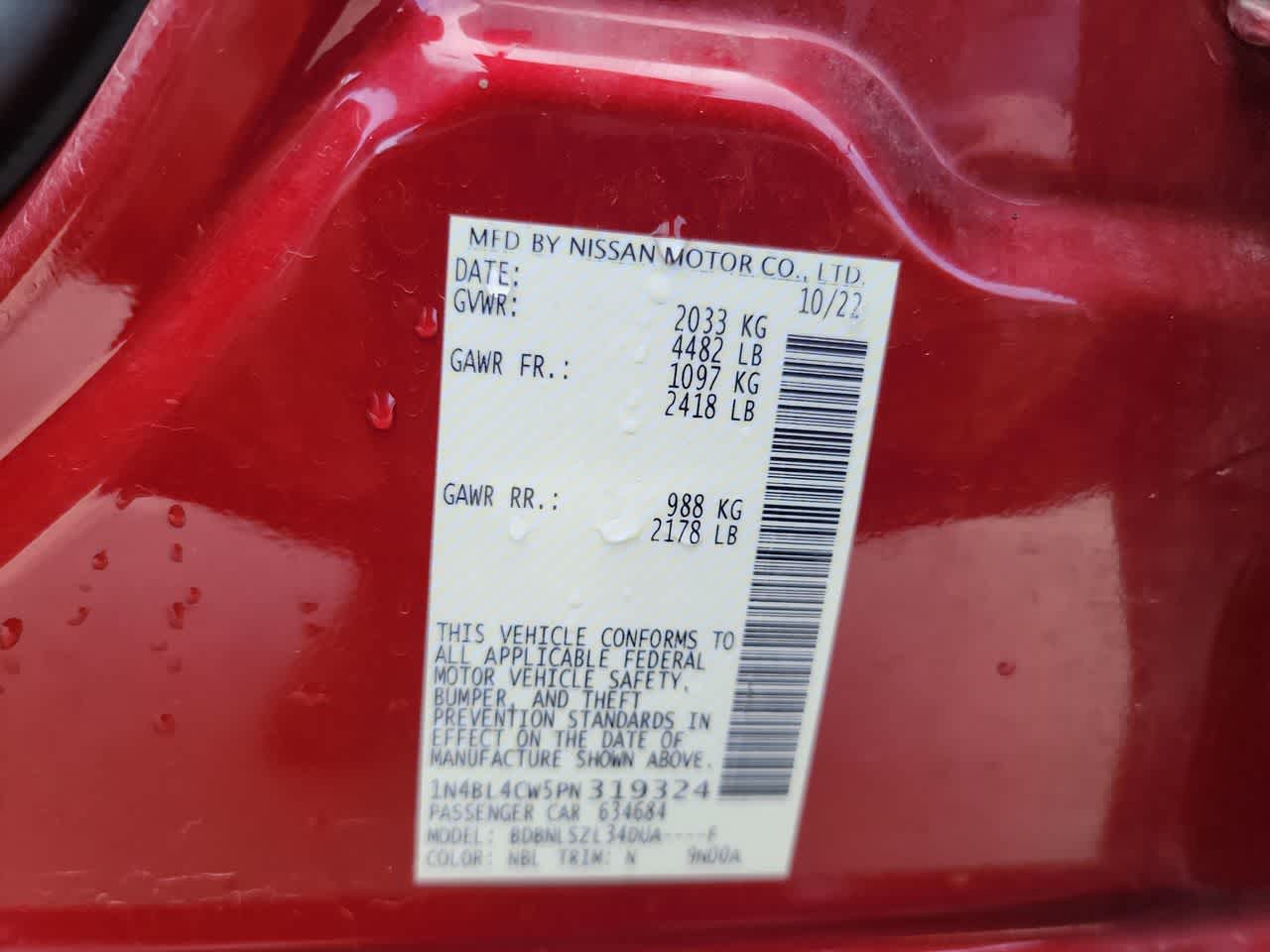 used 2023 Nissan Altima car, priced at $26,500