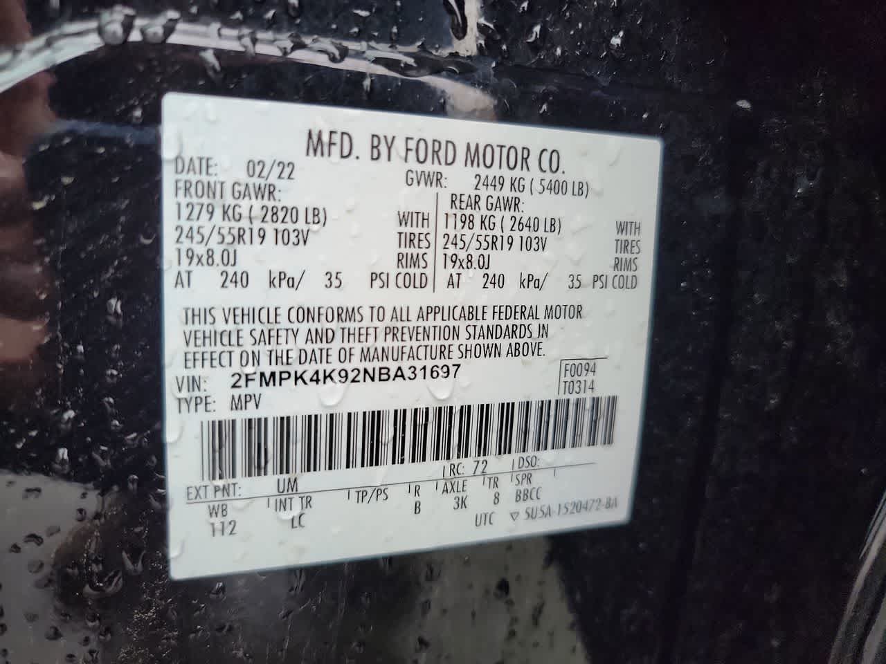 used 2022 Ford Edge car, priced at $24,442