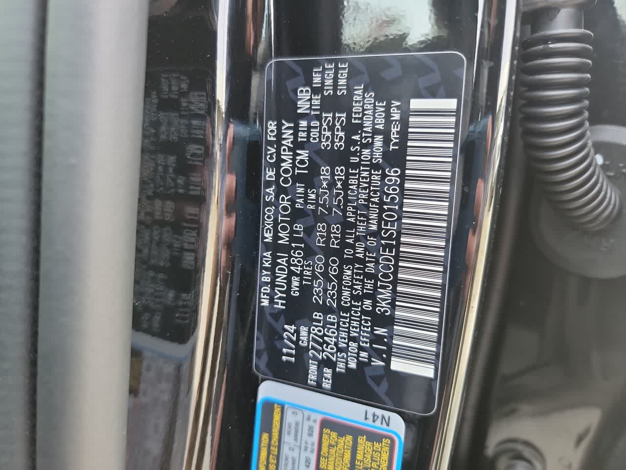 new 2025 Hyundai Tucson car, priced at $34,855