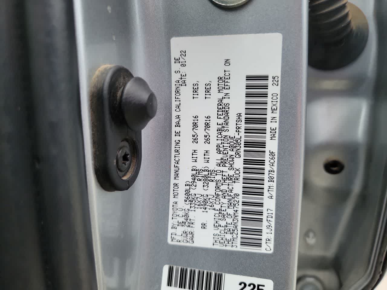 used 2022 Toyota Tacoma car, priced at $37,995