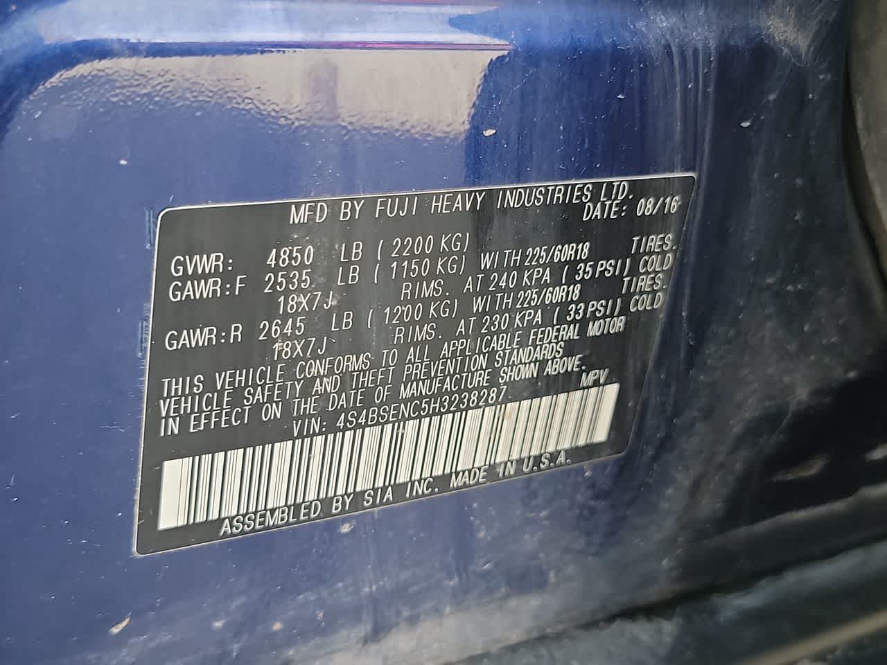 used 2017 Subaru Outback car, priced at $16,995