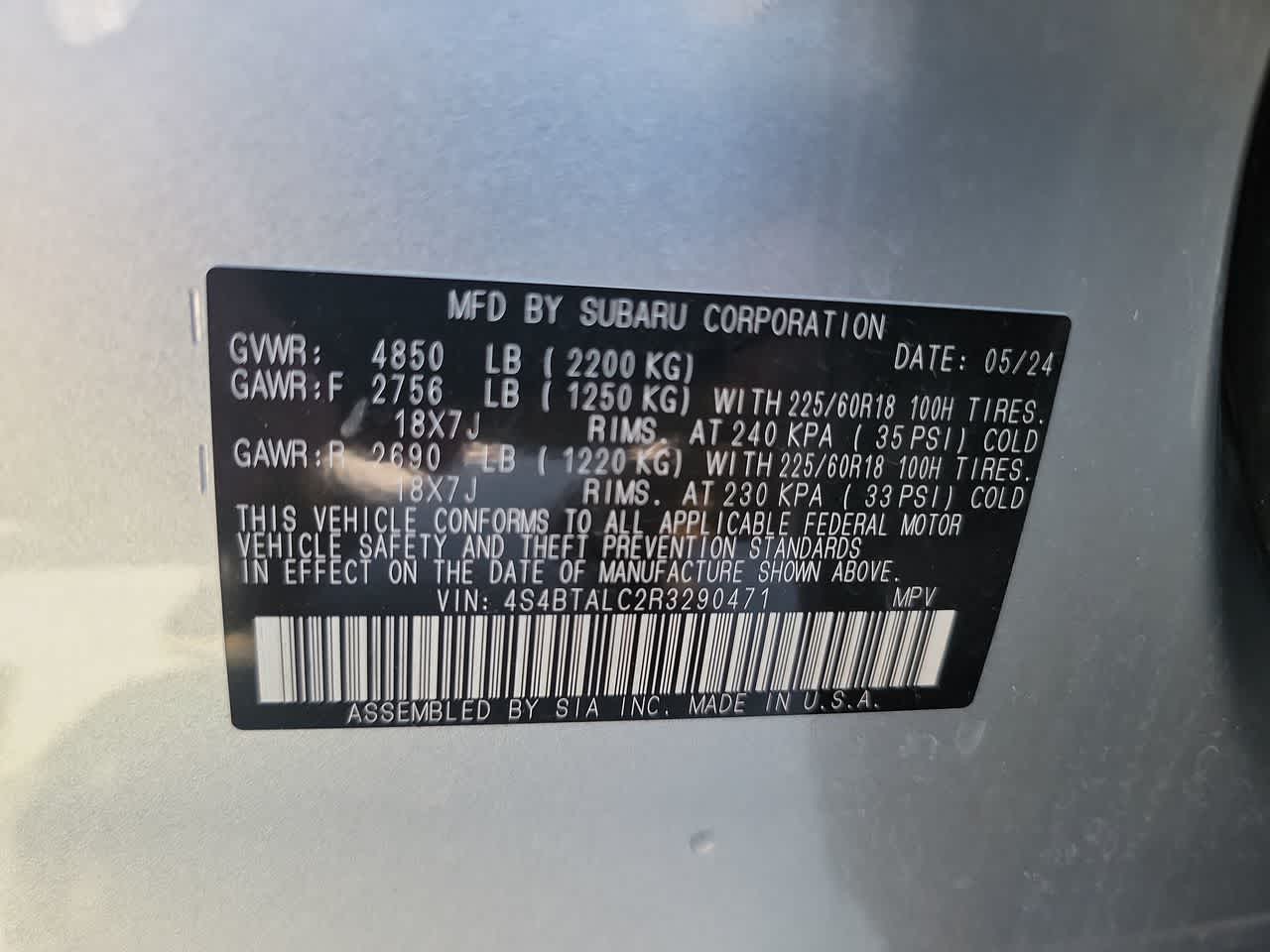 used 2024 Subaru Outback car, priced at $33,495