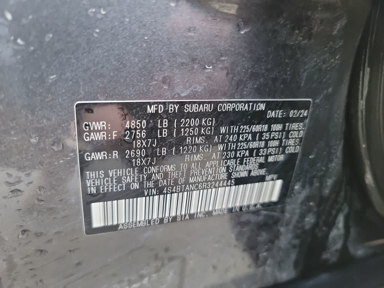 used 2024 Subaru Outback car, priced at $35,653