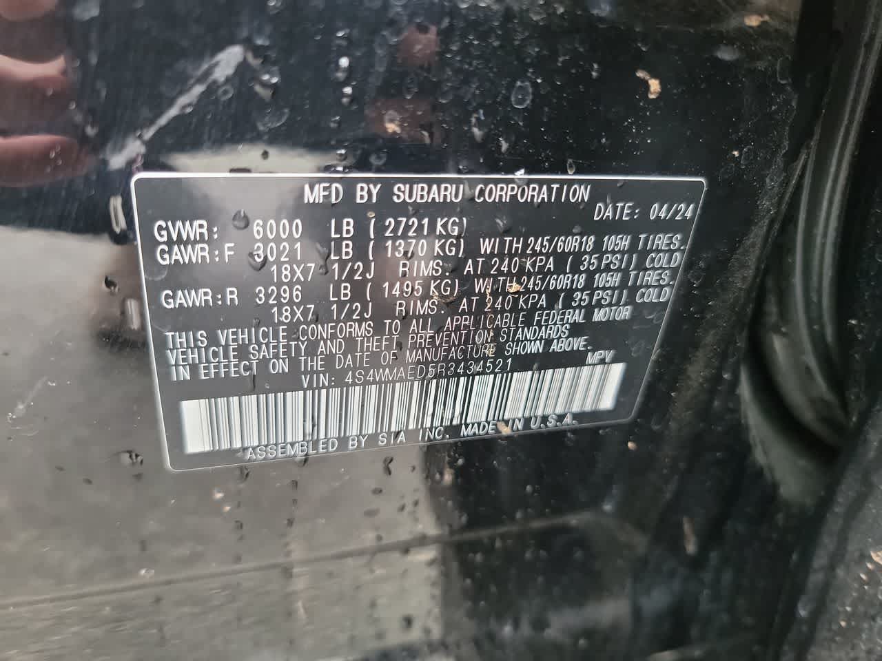 used 2024 Subaru Ascent car, priced at $36,963