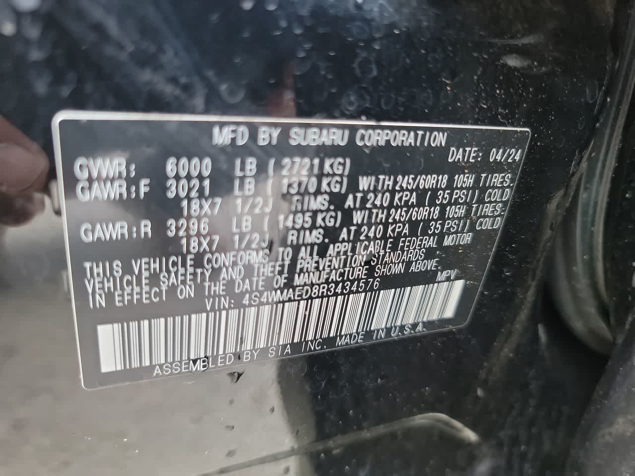 used 2024 Subaru Ascent car, priced at $36,863