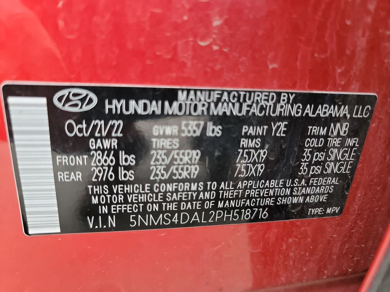 used 2023 Hyundai Santa Fe car, priced at $29,995