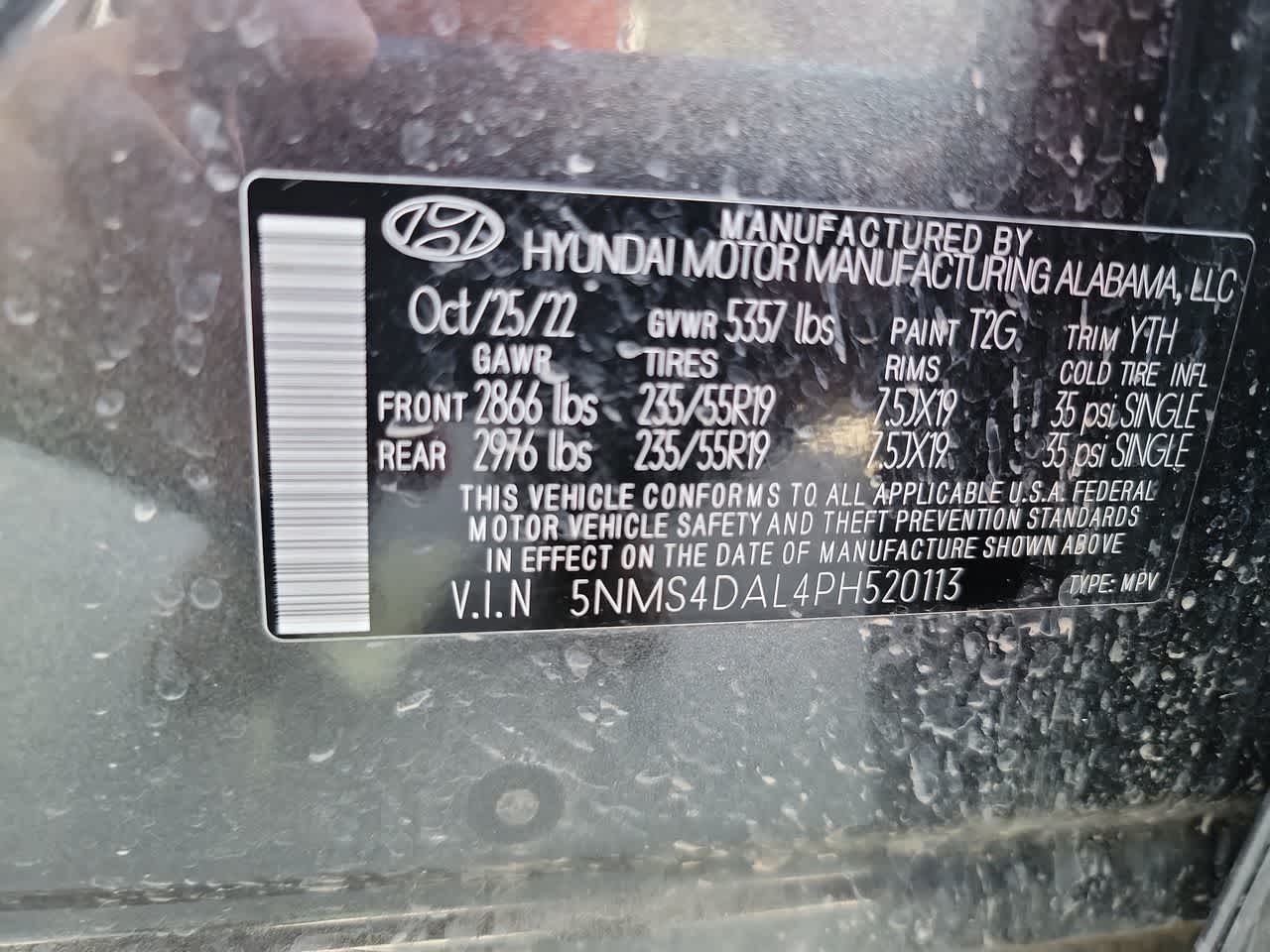 used 2023 Hyundai Santa Fe car, priced at $27,995
