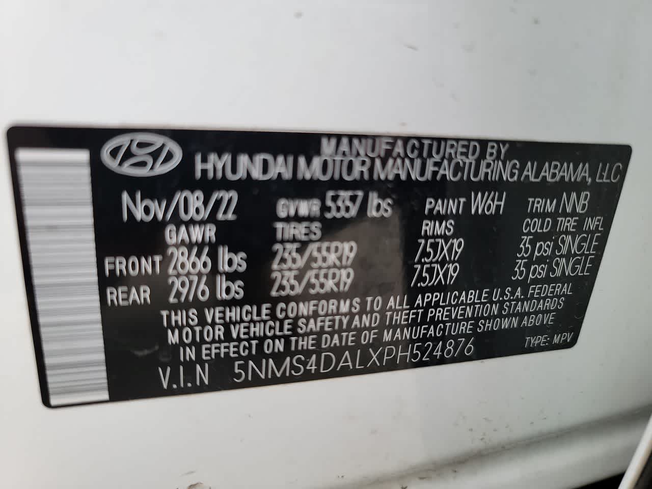 used 2023 Hyundai Santa Fe car, priced at $29,995