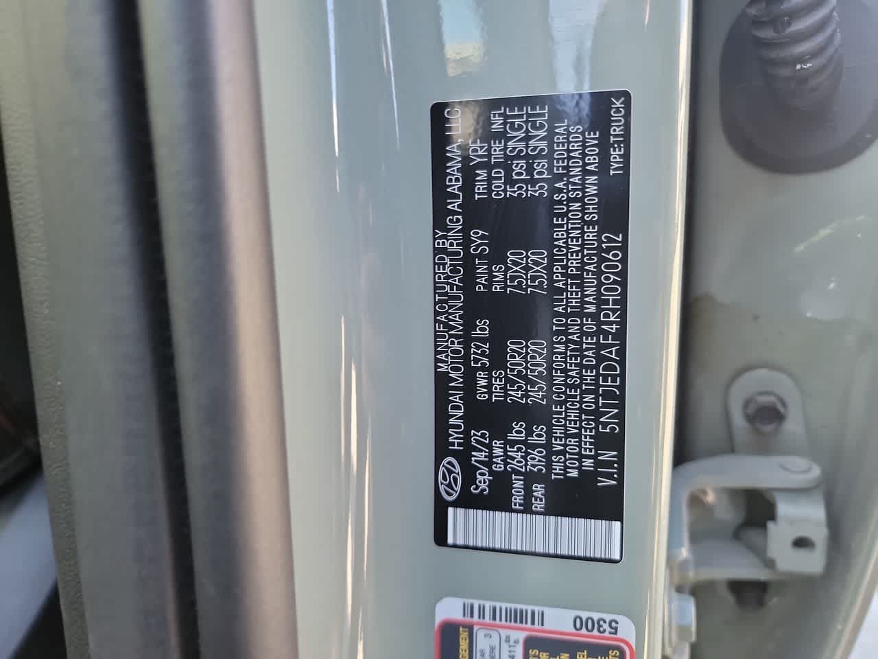 used 2024 Hyundai Santa Cruz car, priced at $36,800