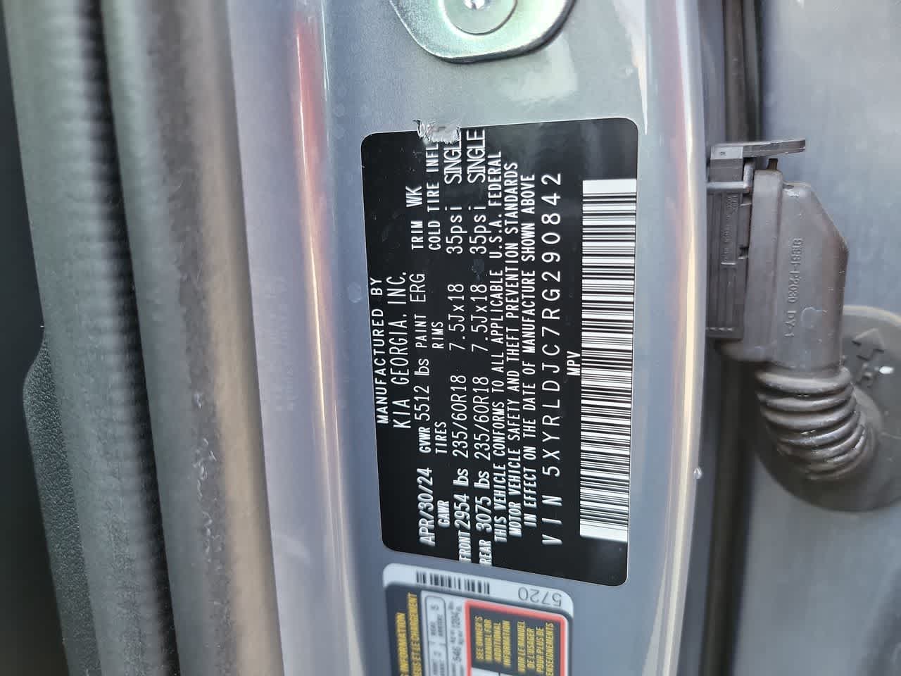 used 2024 Kia Sorento car, priced at $32,995