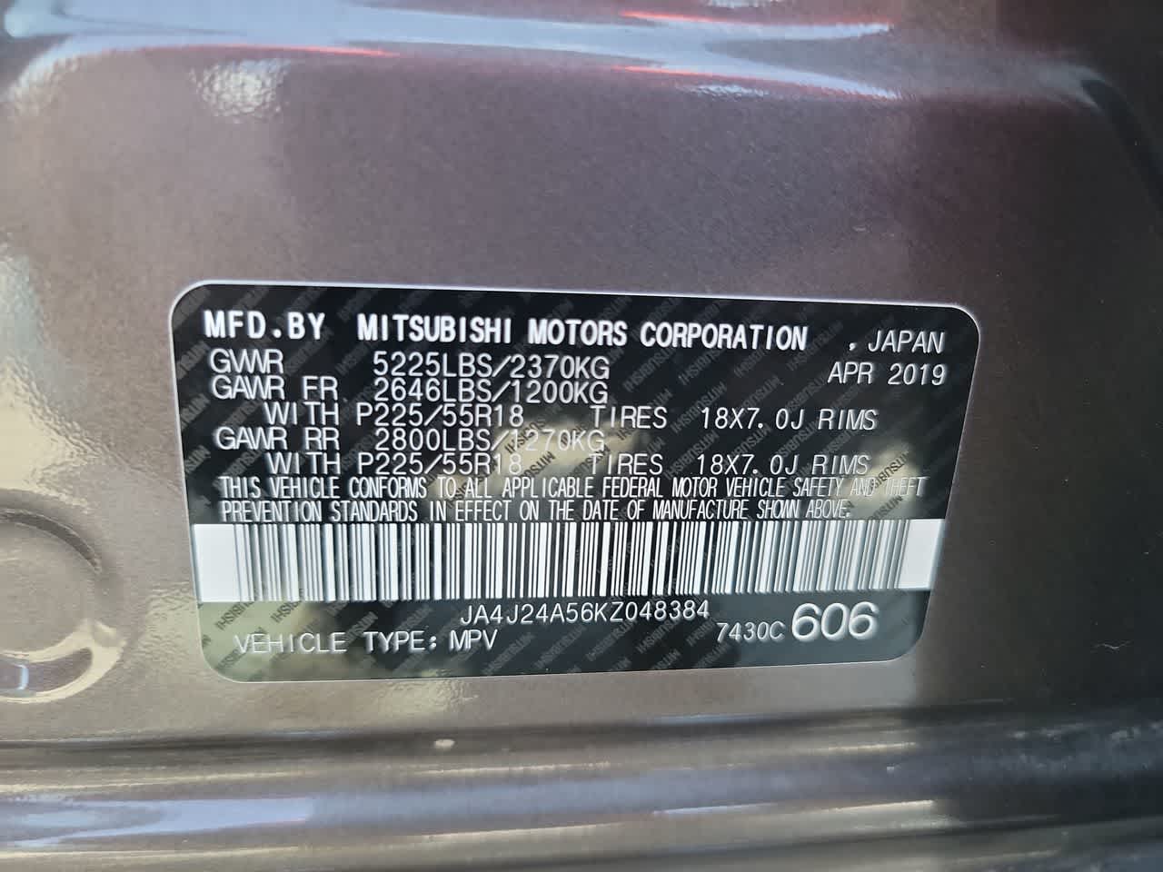 used 2019 Mitsubishi Outlander car, priced at $21,995