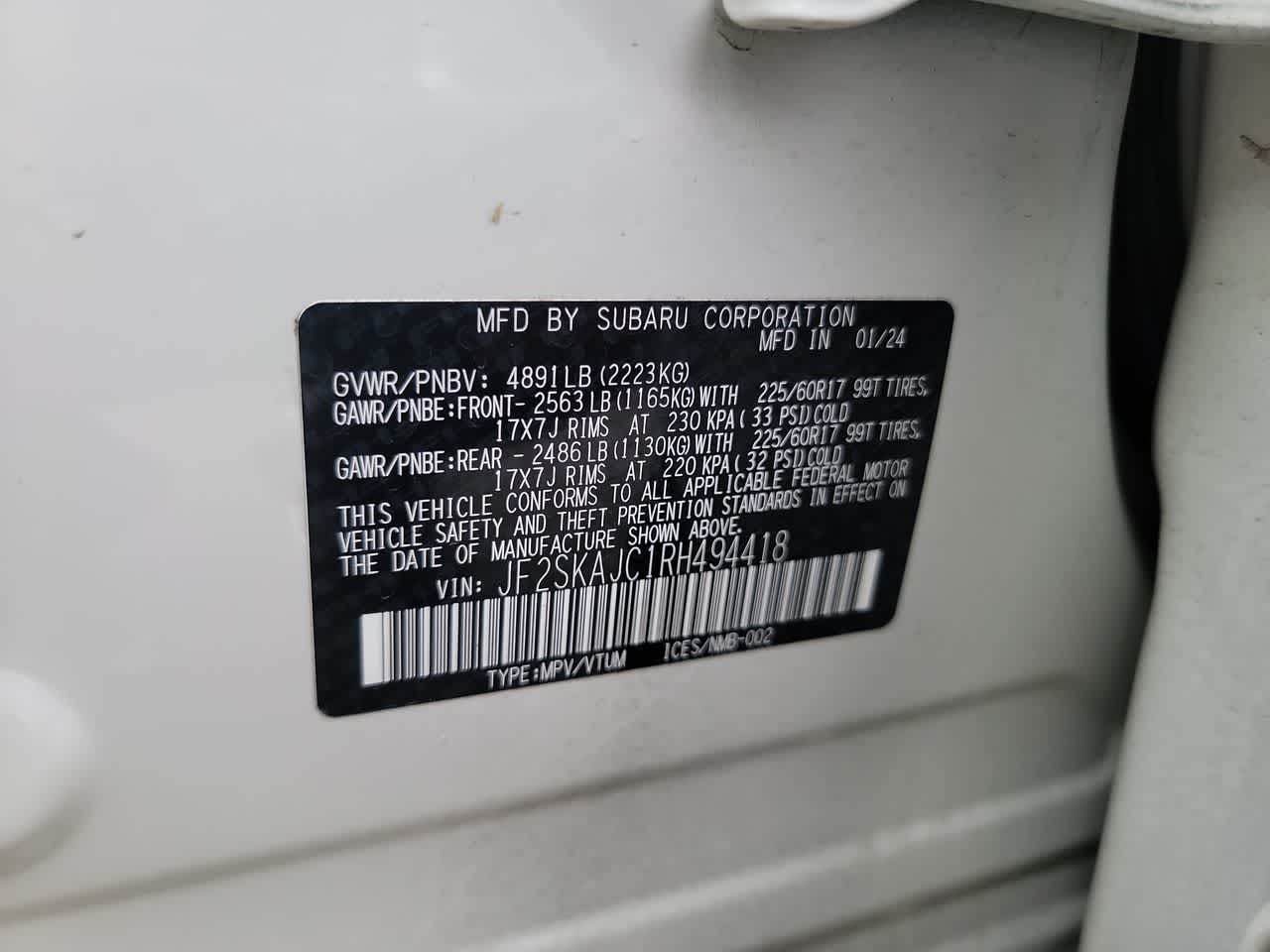 used 2024 Subaru Forester car, priced at $35,953