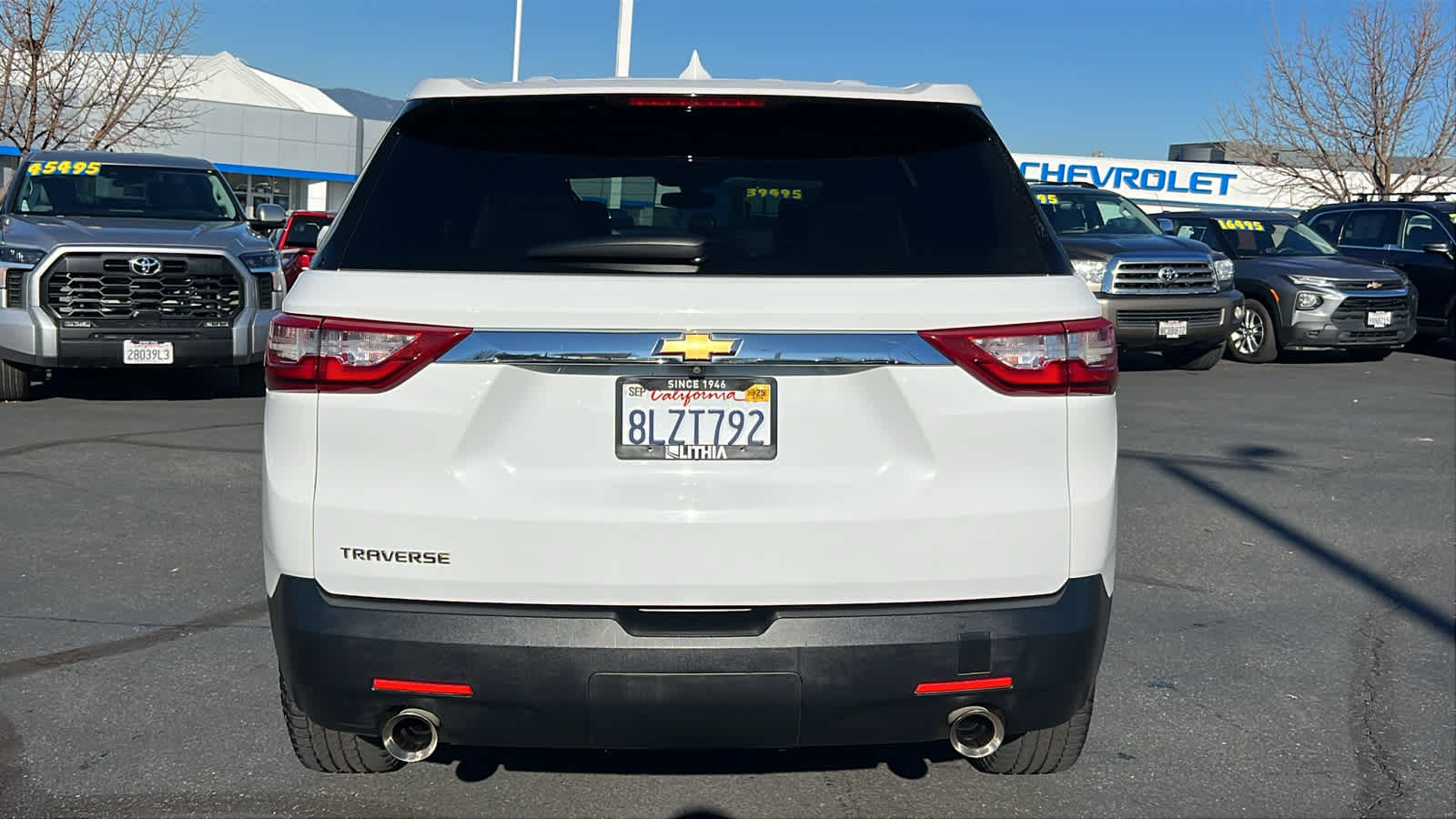 used 2020 Chevrolet Traverse car, priced at $19,495