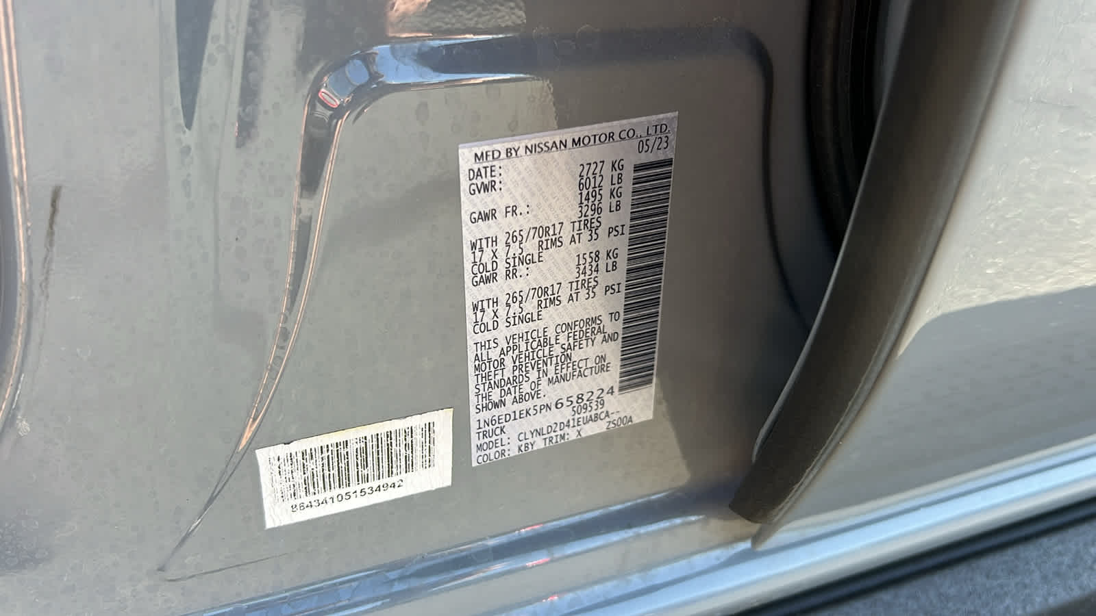 used 2023 Nissan Frontier car, priced at $38,495