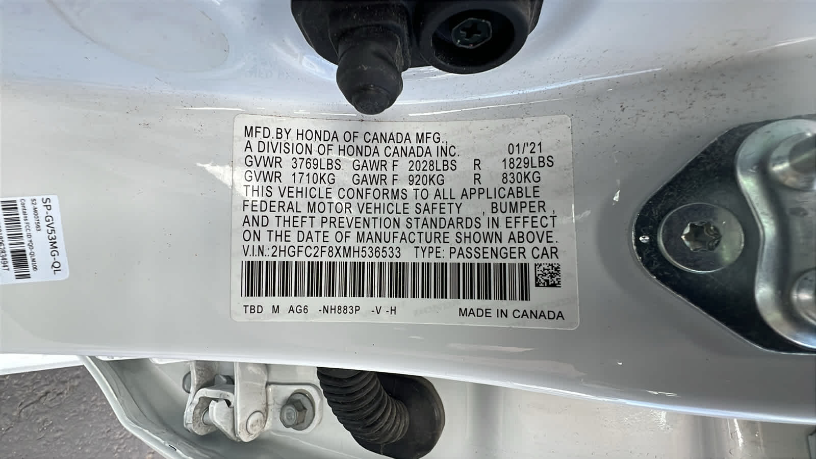 used 2021 Honda Civic car, priced at $24,995
