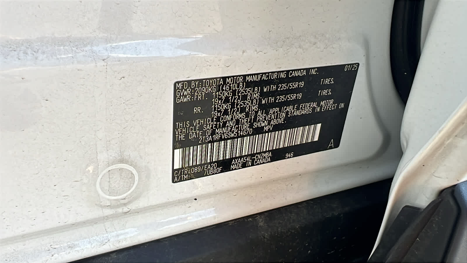 used 2025 Toyota RAV4 car, priced at $36,995