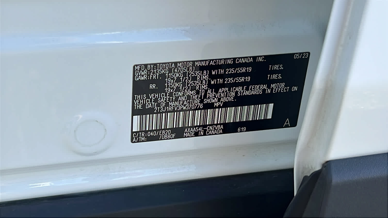 used 2023 Toyota RAV4 car, priced at $33,495