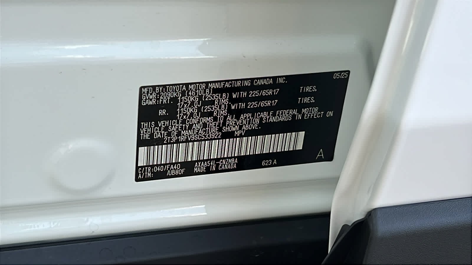 new 2025 Toyota RAV4 car, priced at $36,164