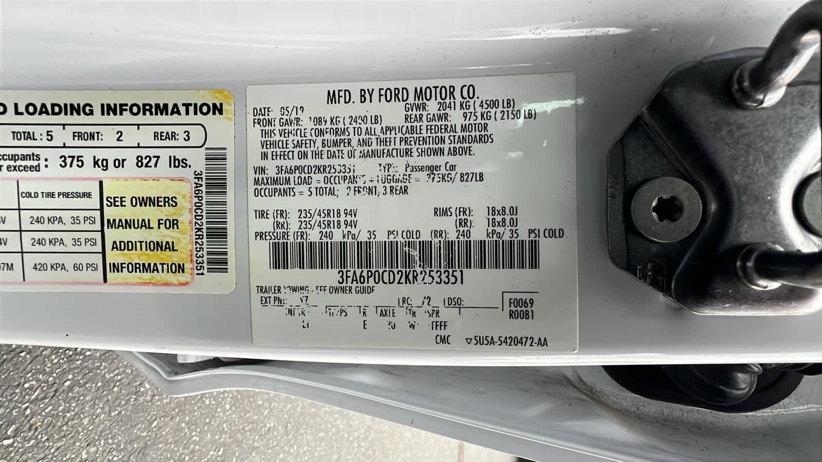 used 2019 Ford Fusion car, priced at $12,995