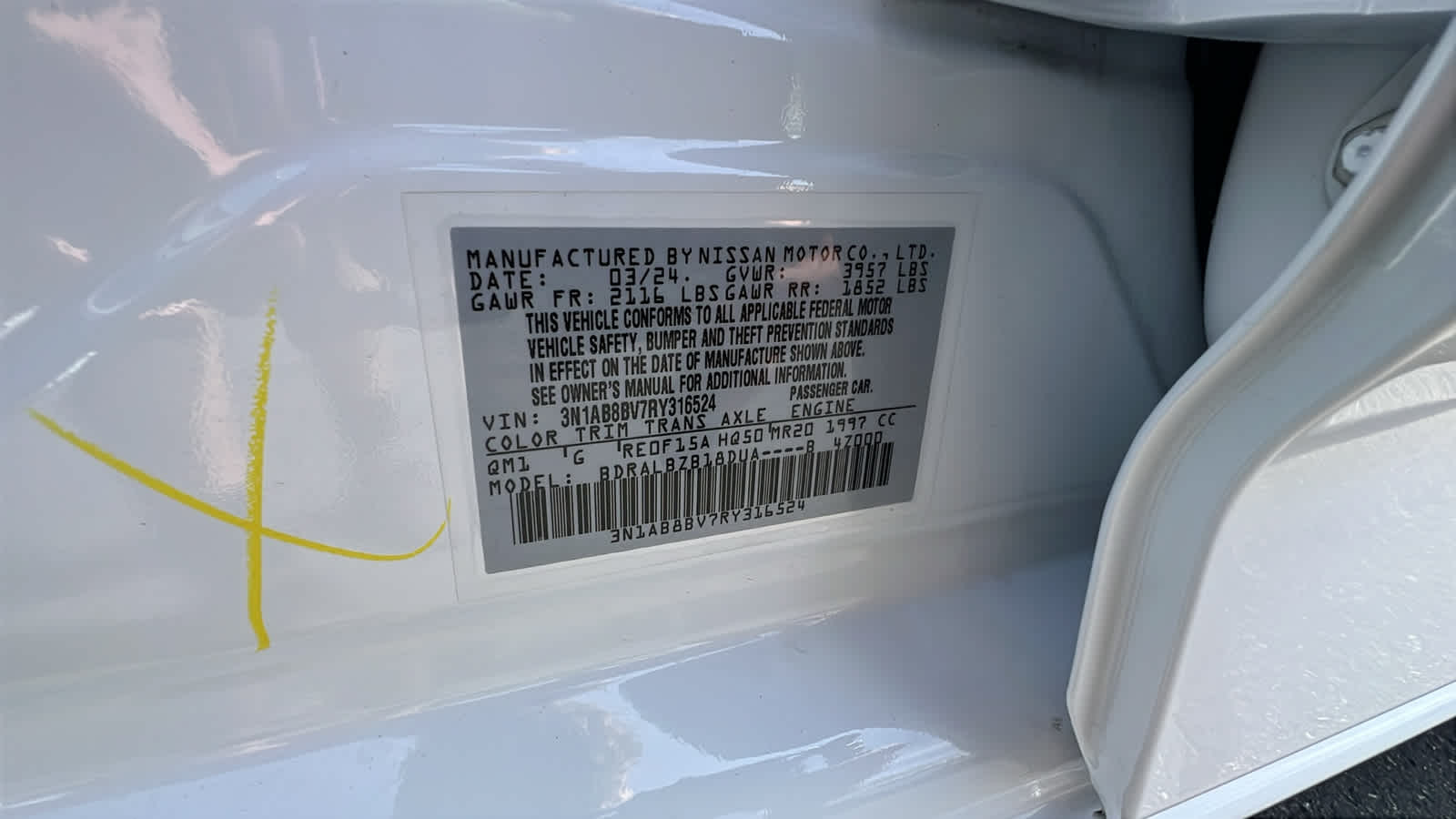 used 2024 Nissan Sentra car, priced at $19,995