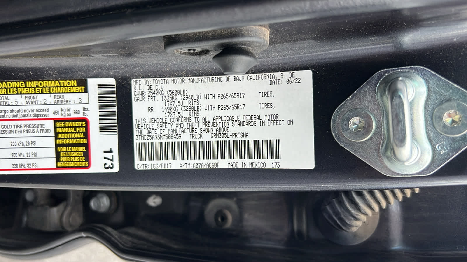 used 2022 Toyota Tacoma car, priced at $38,995