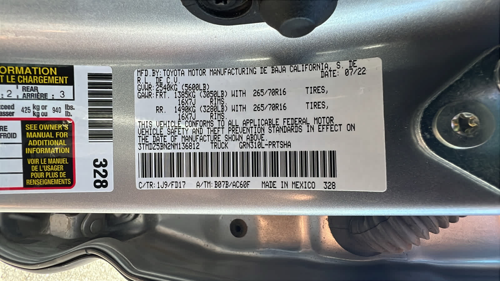 used 2022 Toyota Tacoma car, priced at $42,995