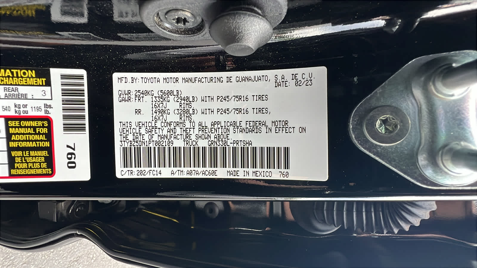 used 2023 Toyota Tacoma car, priced at $34,495