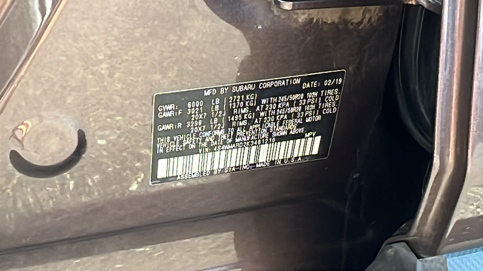 used 2019 Subaru Ascent car, priced at $23,495